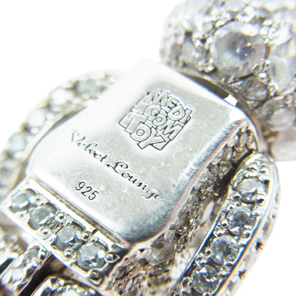 ヴェルヴェットラウンジ BE@RBRICK PENDANT ベアブリック コラボ シルバー ネックレス  シルバー系【中古】