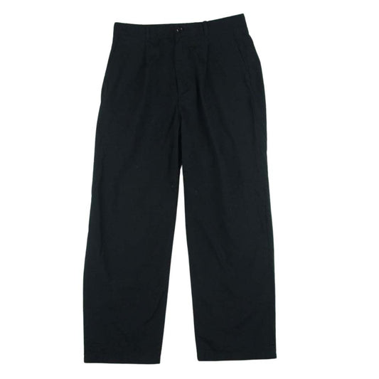 スティーブン アラン 8114-199-0455 O/D NYLON OX SUPER BAGGY TAPERED PANTS ナイロン バギー テーパード パンツ ブラック系 S【中古】