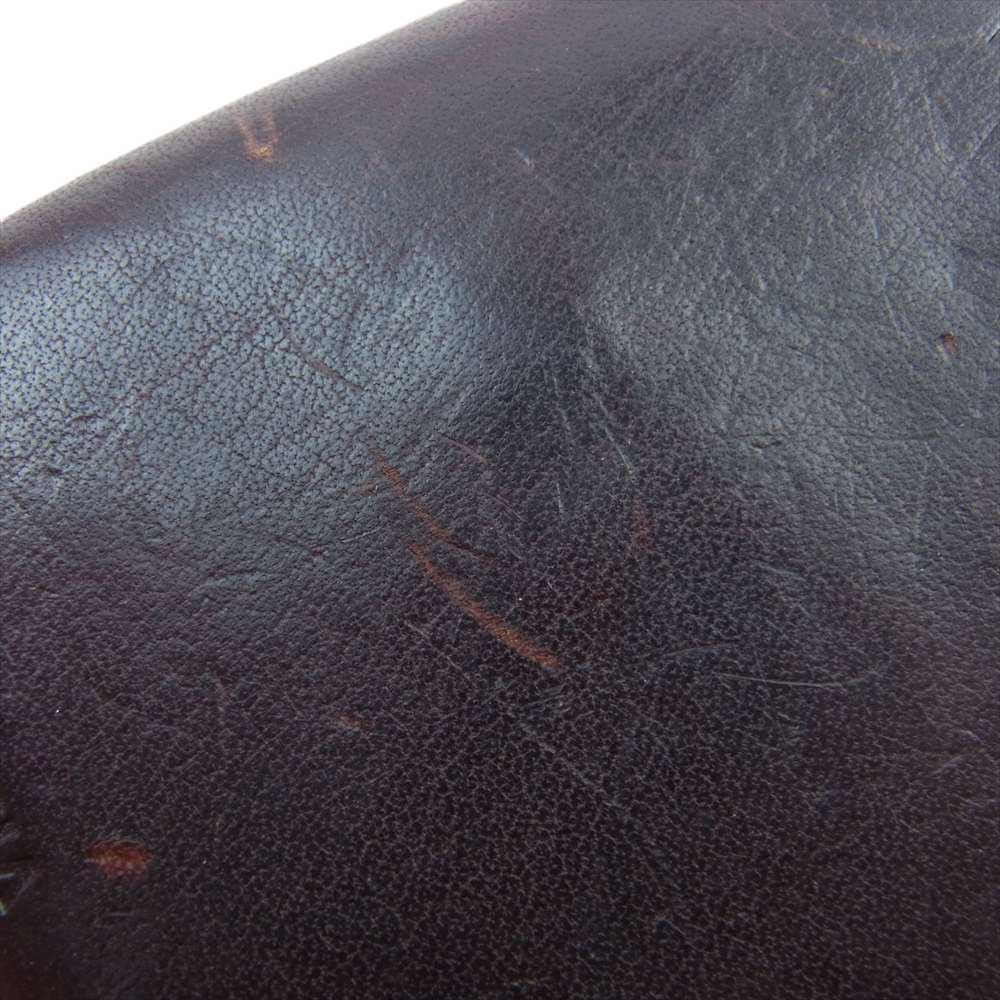 VISVIM ビズビム VEGGIE COIN CASE  べジー レザー コインケース 小銭入れ ダークブラウン系【中古】