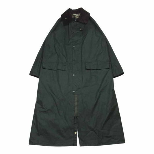 Barbour バブアー × LOEFF Burghley バーレー ライディング コート ダークグリーン系 36【中古】