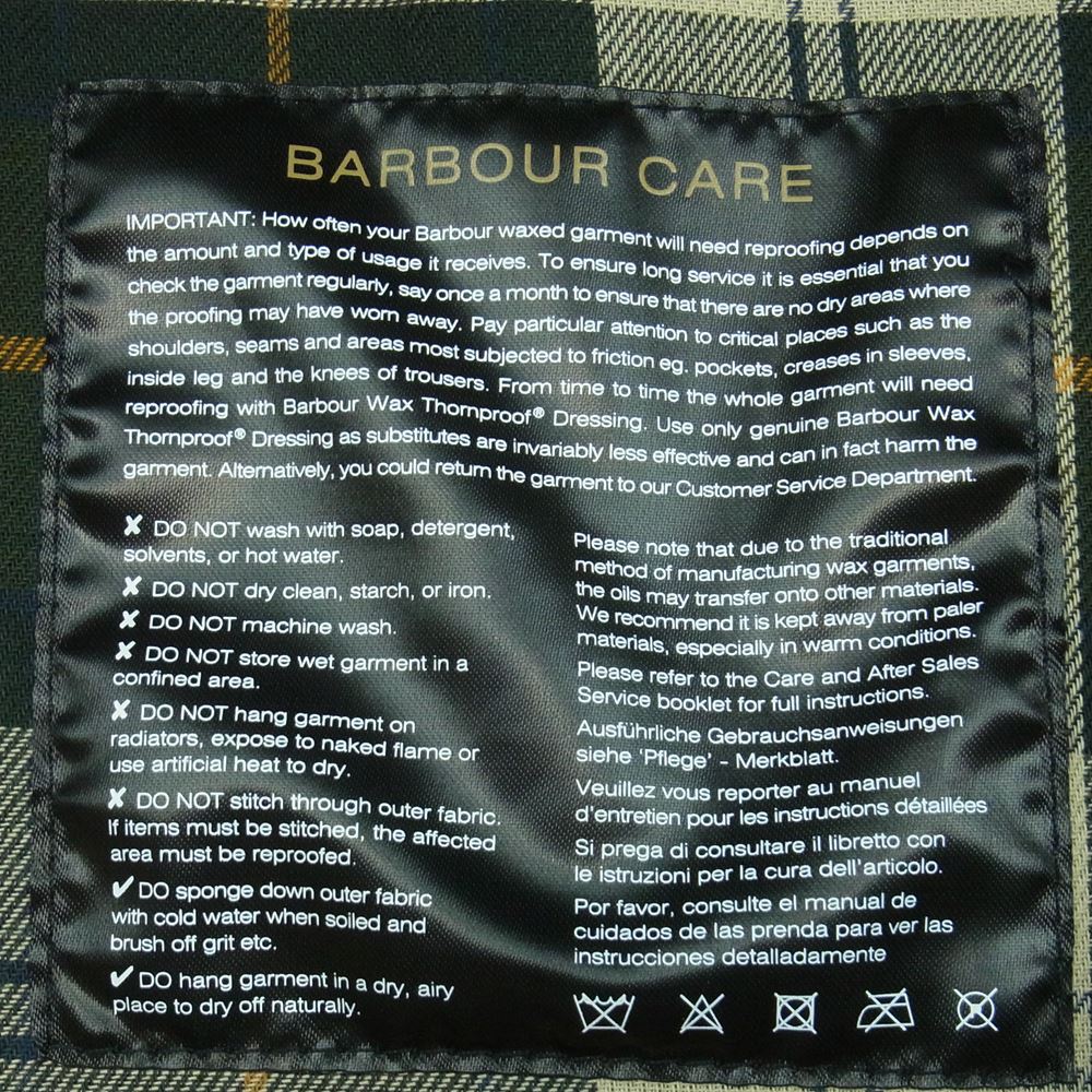 Barbour バブアー × LOEFF Burghley バーレー ライディング コート ダークグリーン系 36【中古】