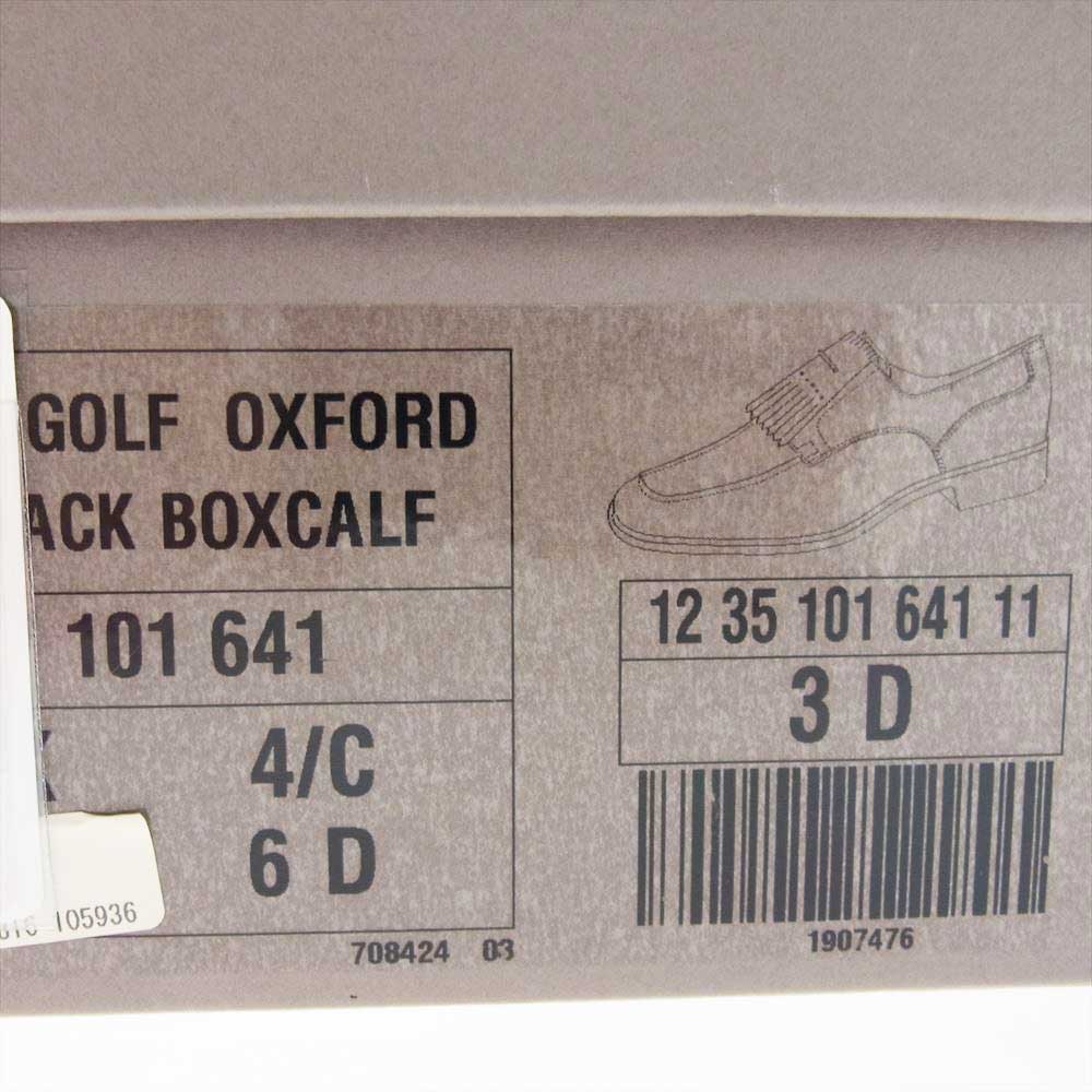 J.M WESTON ジェイエムウエストン OXFORD オックスフォード ゴルフ タッセル ローファー シューズ ブラック系 3D【美品】【中古】