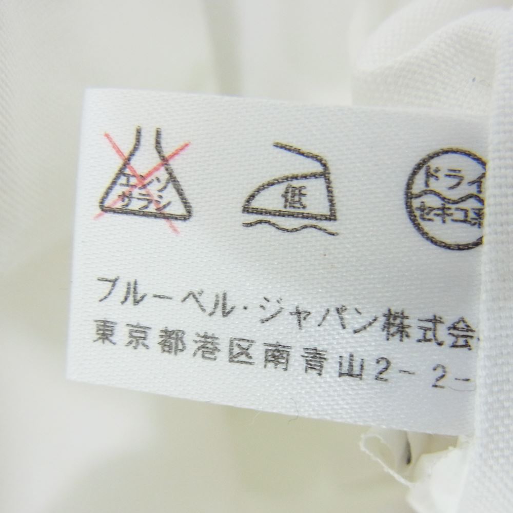 カルヴェン  コットン 長袖 ラウンドカラー シャツ ホワイト系 39【美品】【中古】