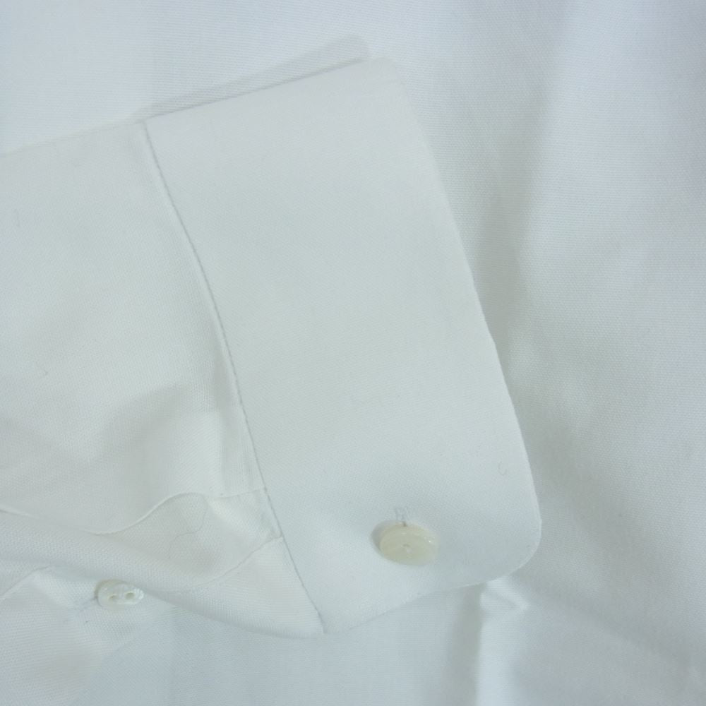 カルヴェン  コットン 長袖 ラウンドカラー シャツ ホワイト系 39【美品】【中古】