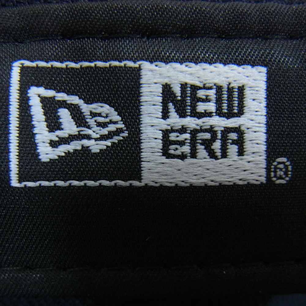 NEW ERA ニューエラ 59FIFTY インディアンス ロゴ キャップ ネイビー系 7 3/8【中古】