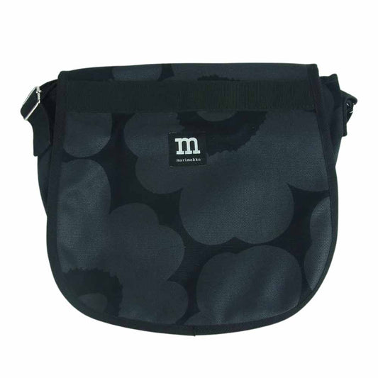marimekko マリメッコ ピエニ ウニッコ ショルダー バック コットン ブラック系 ダークグレー系【中古】