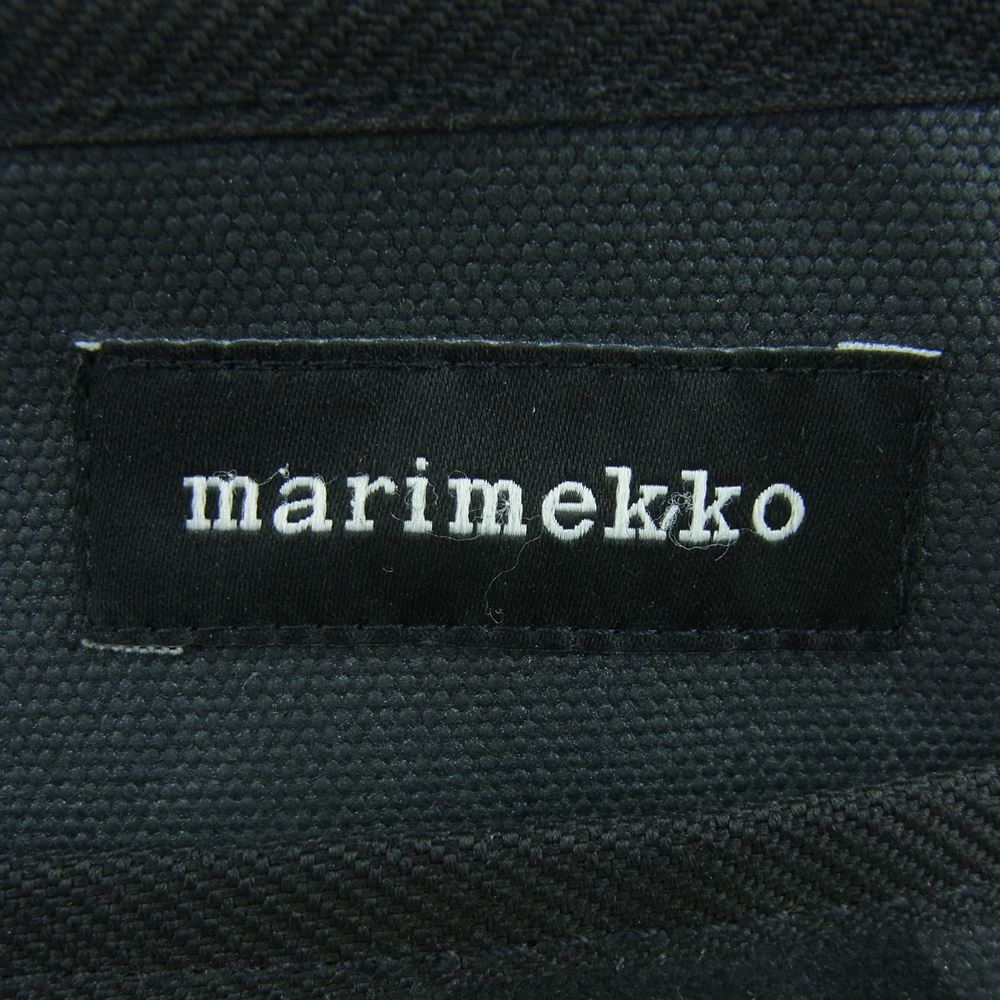 marimekko マリメッコ ピエニ ウニッコ ショルダー バック コットン ブラック系 ダークグレー系【中古】