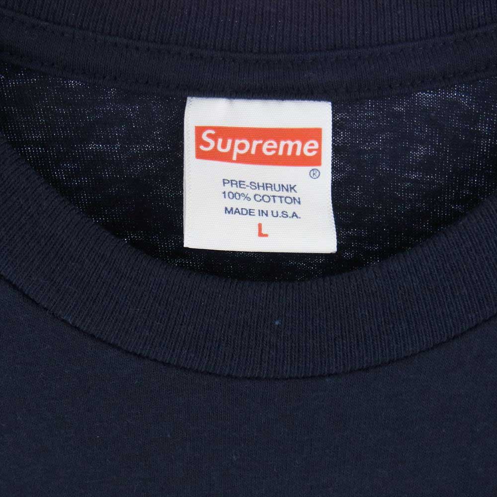 Supreme シュプリーム 23SS Tonal Box Logo Tee トナル ボックス ロゴ 半袖 Tシャツ ネイビー系 L【美品】【中古】