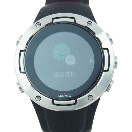 SUUNTO スント SS050445000 SUUNTO 5 Black Steel スント 5 ブラック スタイル グラファイト カッパー スマート ウォッチ 腕時計 ブラック系【中古】