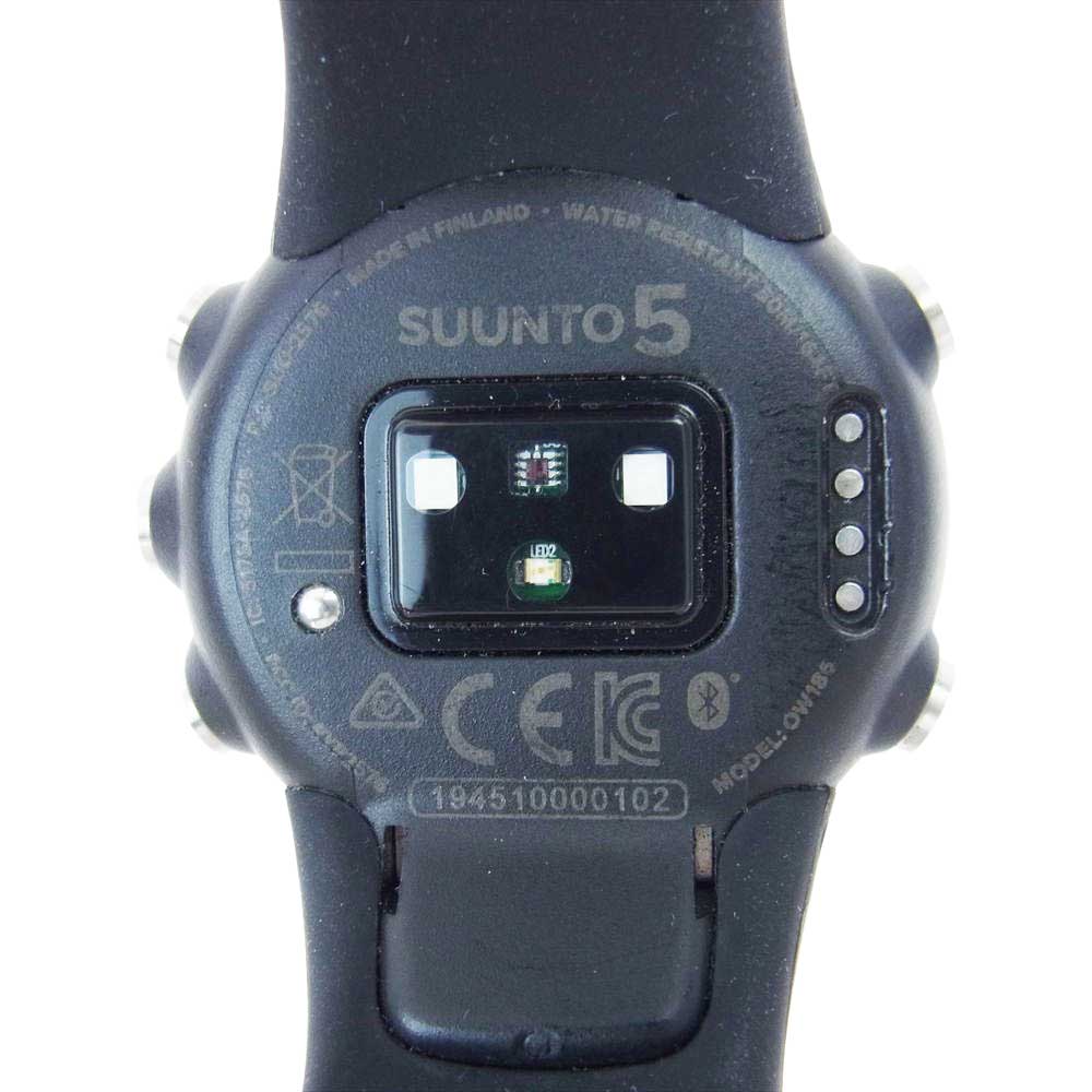 SUUNTO スント SS050445000 SUUNTO 5 Black Steel スント 5 ブラック スタイル グラファイト カッパー スマート ウォッチ 腕時計 ブラック系【中古】