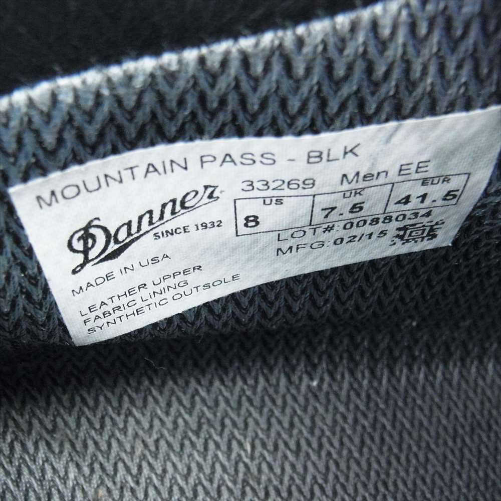 Danner ダナー 33269 MOUNTAIN PASS マウンテン パス ワーク ブーツ ブラック系 US8EE【中古】