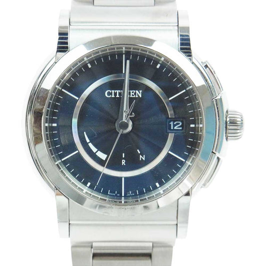 CITIZEN シチズン H11A-T014321 Series8 シリーズ8 エコドライブ 電波ソーラー ウォッチ 腕時計 シルバー系【中古】
