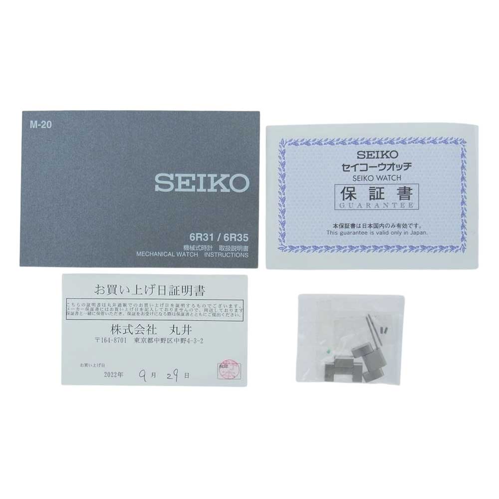 SEIKO セイコー SBDC159 PROSPEX プロスペックス アルピニスト 自動巻き ウォッチ 腕時計 シルバー系 ダークネイビー系【中古】
