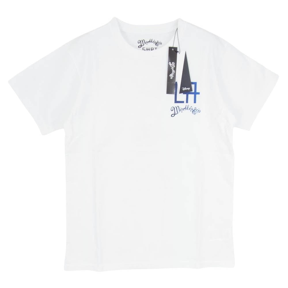 MARBLES マーブルズ MST-S17SU01 × SURT DONALD DUCK ドナルドダック プリント Tシャツ ホワイト系 S【新古品】【未使用】【中古】