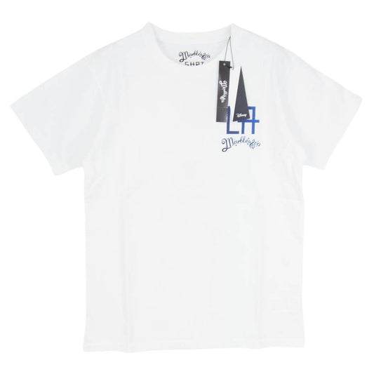 MARBLES マーブルズ MST-S17SU01 × SURT DONALD DUCK ドナルドダック プリント Tシャツ ホワイト系 S【新古品】【未使用】【中古】