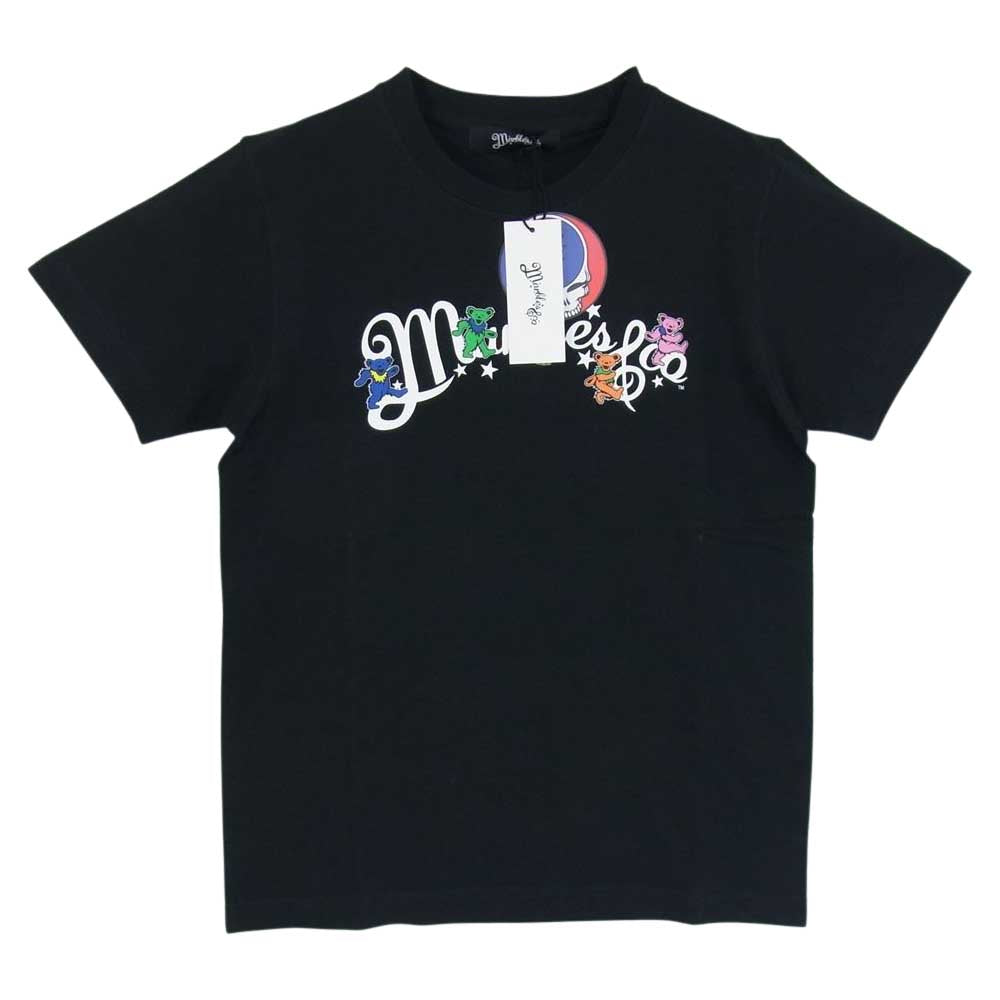 MARBLES マーブルズ × Grateful Dead グレイトフルデッド MCS-A20GD02 プリント Tシャツ ブラック系 S【新古品】【未使用】【中古】