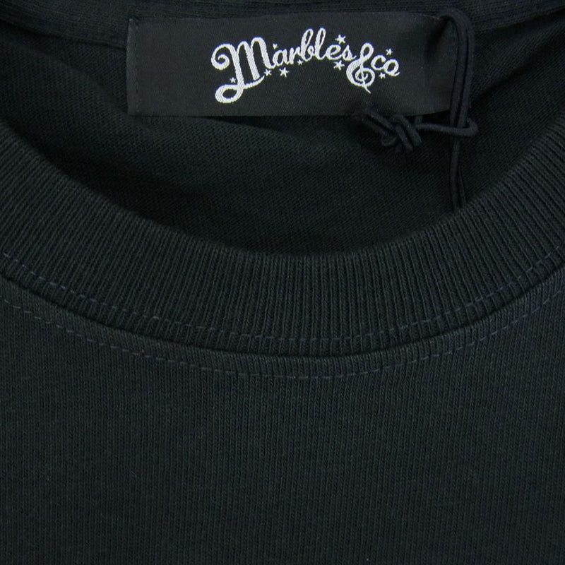 MARBLES マーブルズ × Grateful Dead グレイトフルデッド MCS-A20GD02 プリント Tシャツ ブラック系 S【新古品】【未使用】【中古】