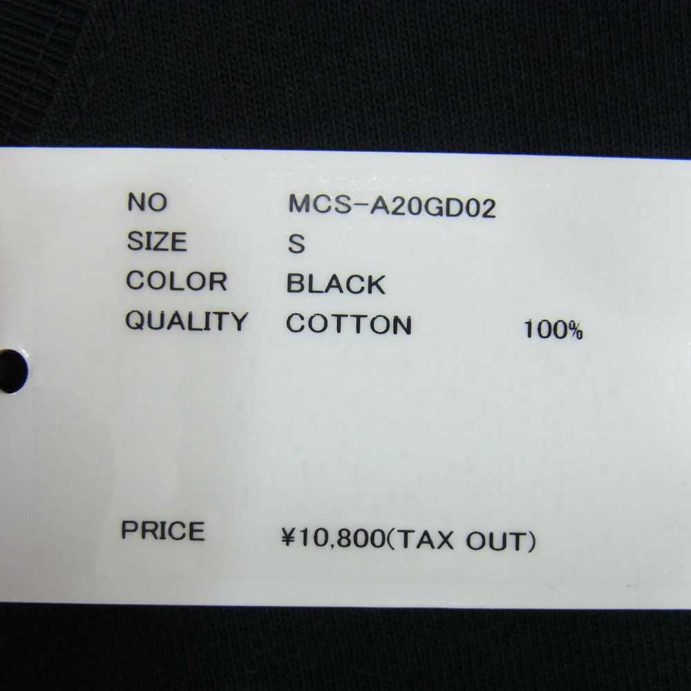 MARBLES マーブルズ × Grateful Dead グレイトフルデッド MCS-A20GD02 プリント Tシャツ ブラック系 S【新古品】【未使用】【中古】