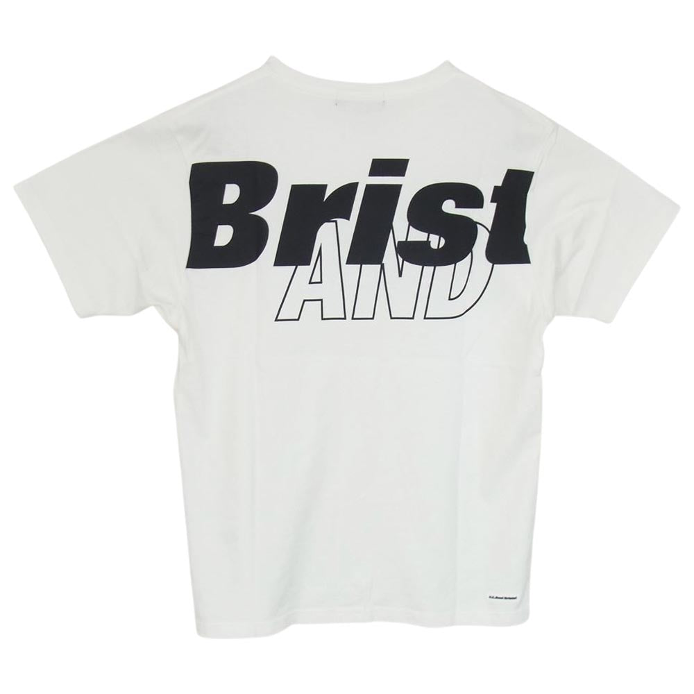 WIND AND SEA ウィンダンシー FCRB-192121 × F.C.R.B. エフシーアールビー 19AW FCRB-192121 SUPPORTER TEE プリント Tシャツ  ホワイト系 S【中古】