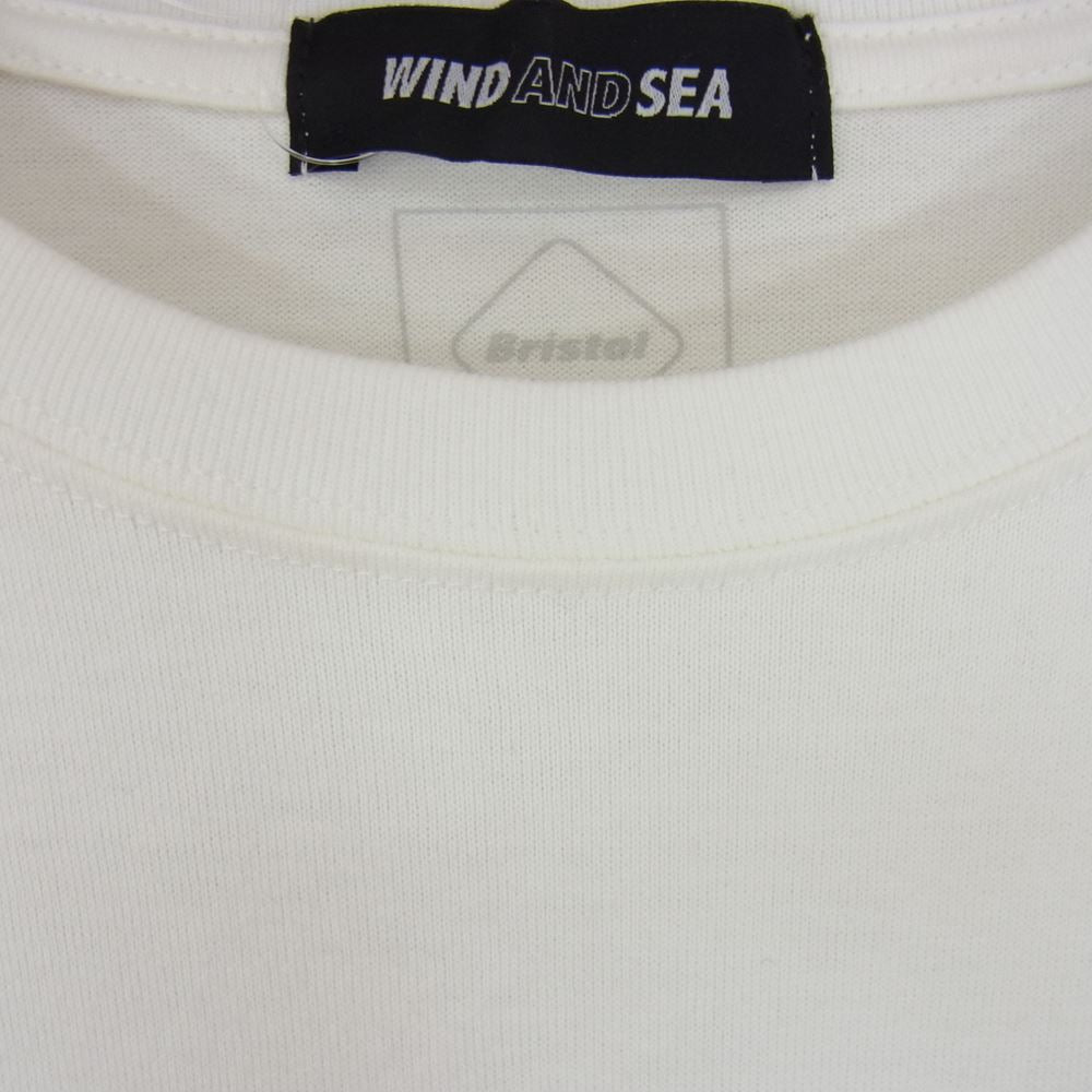 WIND AND SEA ウィンダンシー FCRB-192121 × F.C.R.B. エフシーアールビー 19AW FCRB-192121 SUPPORTER TEE プリント Tシャツ  ホワイト系 S【中古】
