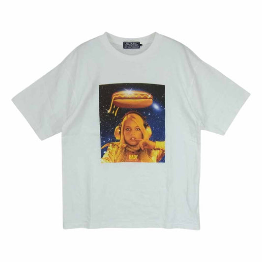 HYSTERIC GLAMOUR ヒステリックグラマー 23SS 02231CT37 BABY HYSTERIC プリント 半袖 Tシャツ ホワイト系 M【中古】