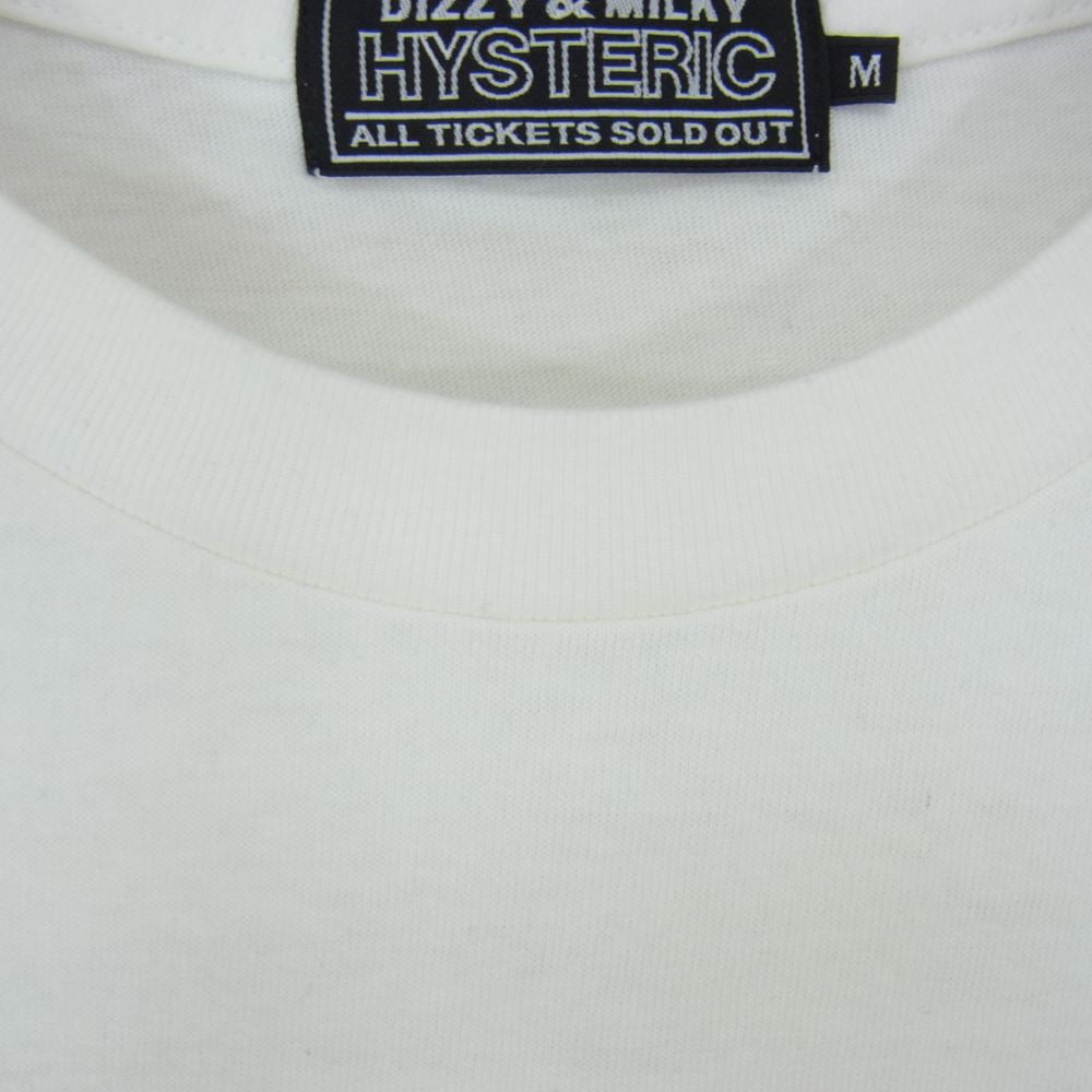 HYSTERIC GLAMOUR ヒステリックグラマー 23SS 02231CT37 BABY HYSTERIC プリント 半袖 Tシャツ ホワイト系 M【中古】