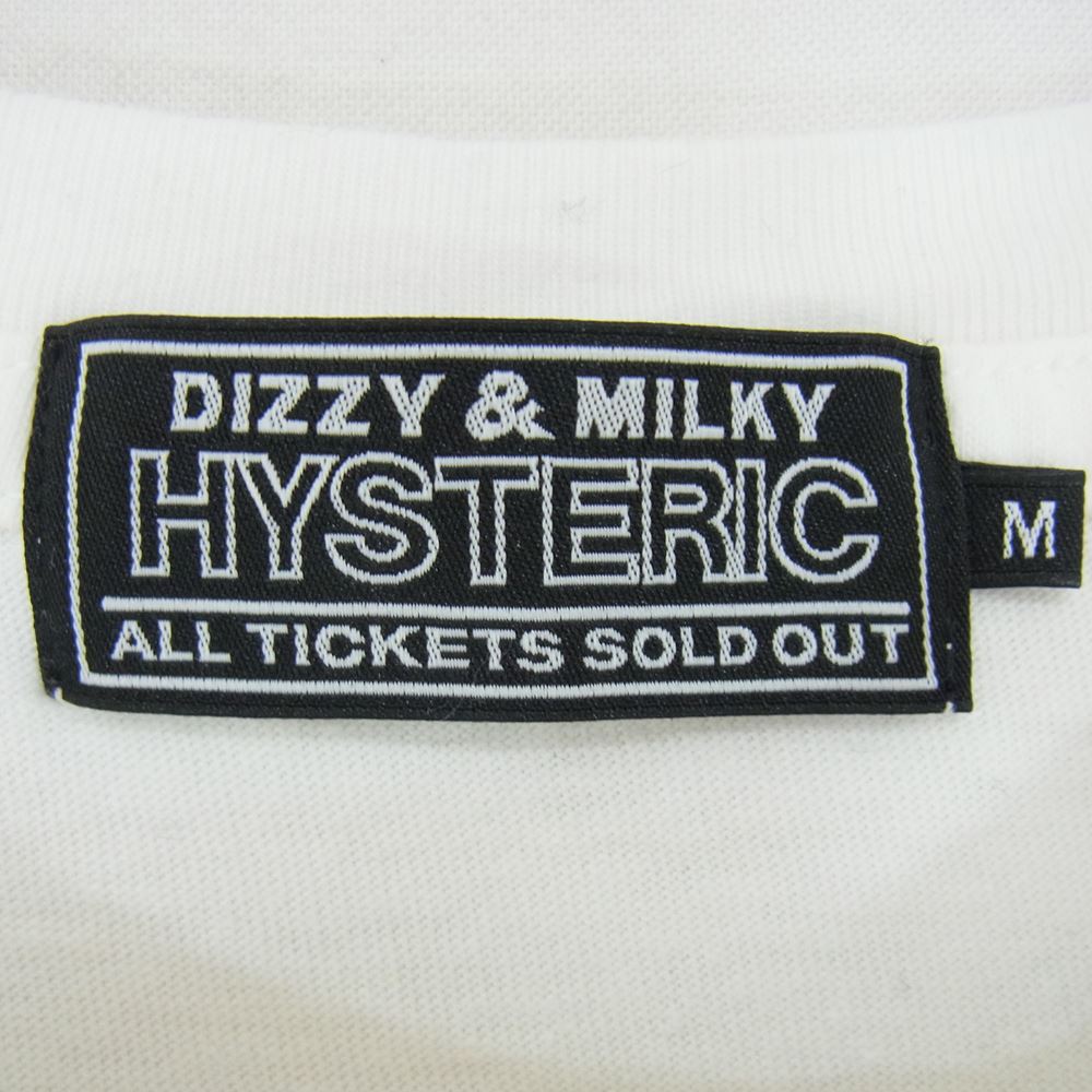 HYSTERIC GLAMOUR ヒステリックグラマー 23SS 02231CT37 BABY HYSTERIC プリント 半袖 Tシャツ ホワイト系 M【中古】