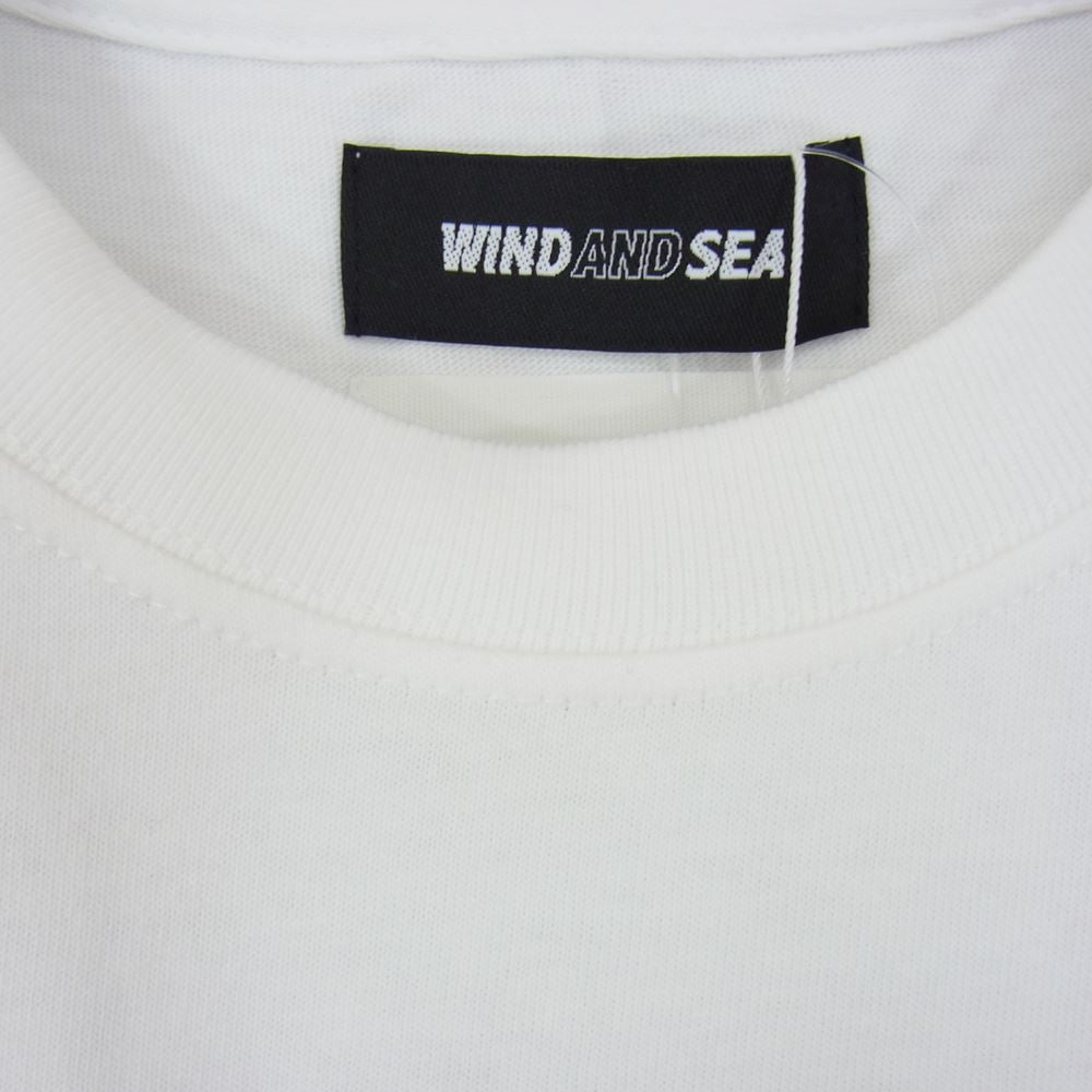 WIND AND SEA ウィンダンシー × MAGIC STICK WDS-MGST-07 SS TEE Tシャツ ホワイト系 M【新古品】【未使用】【中古】
