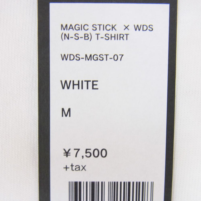 WIND AND SEA ウィンダンシー × MAGIC STICK WDS-MGST-07 SS TEE Tシャツ ホワイト系  M【新古品】【未使用】【中古】