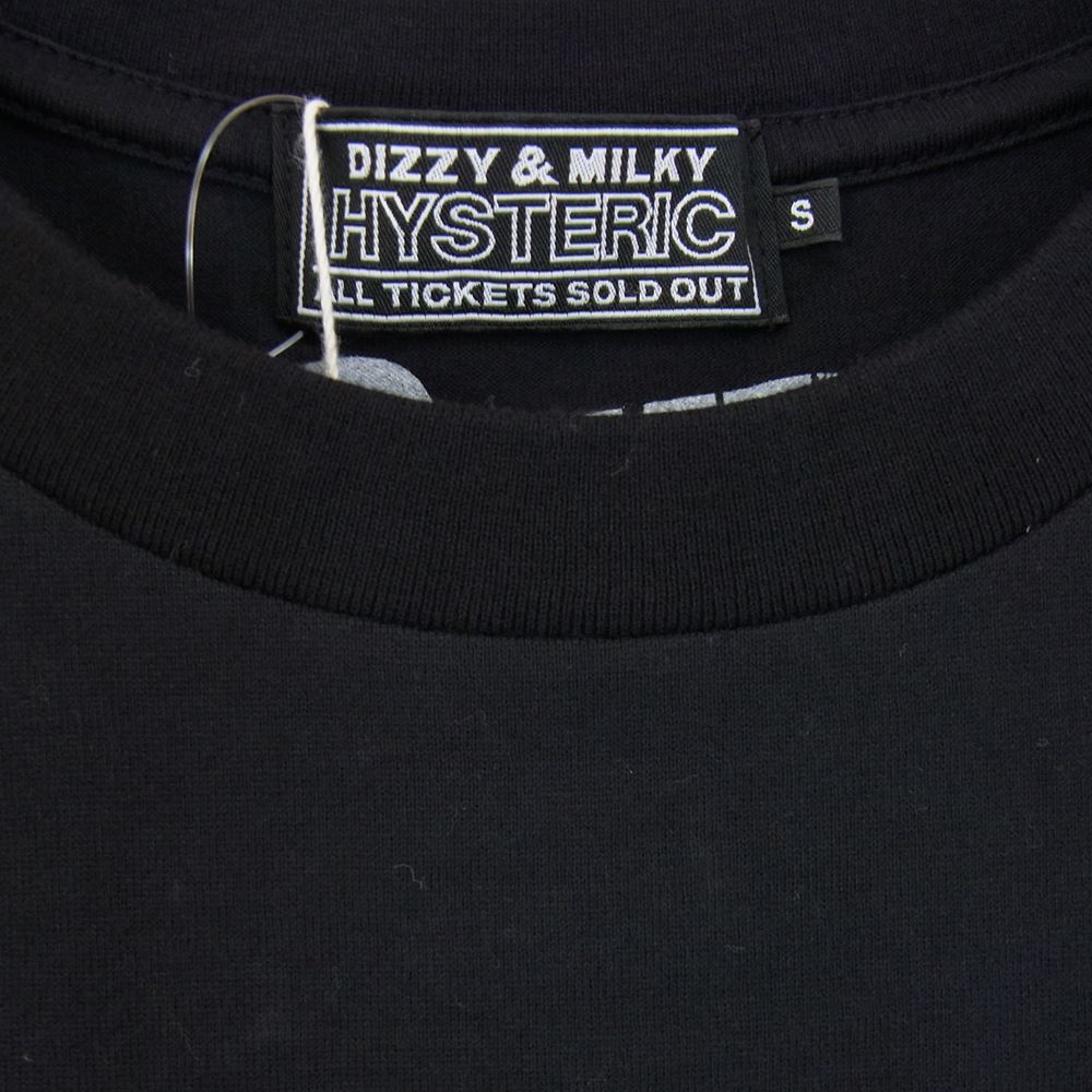 HYSTERIC GLAMOUR ヒステリックグラマー 23SS 02231CT38 DAVID BOWIE/M.D.D.1 デヴィッド ボウイ 半袖 Tシャツ ブラック系 S【新古品】【未使用】【中古】