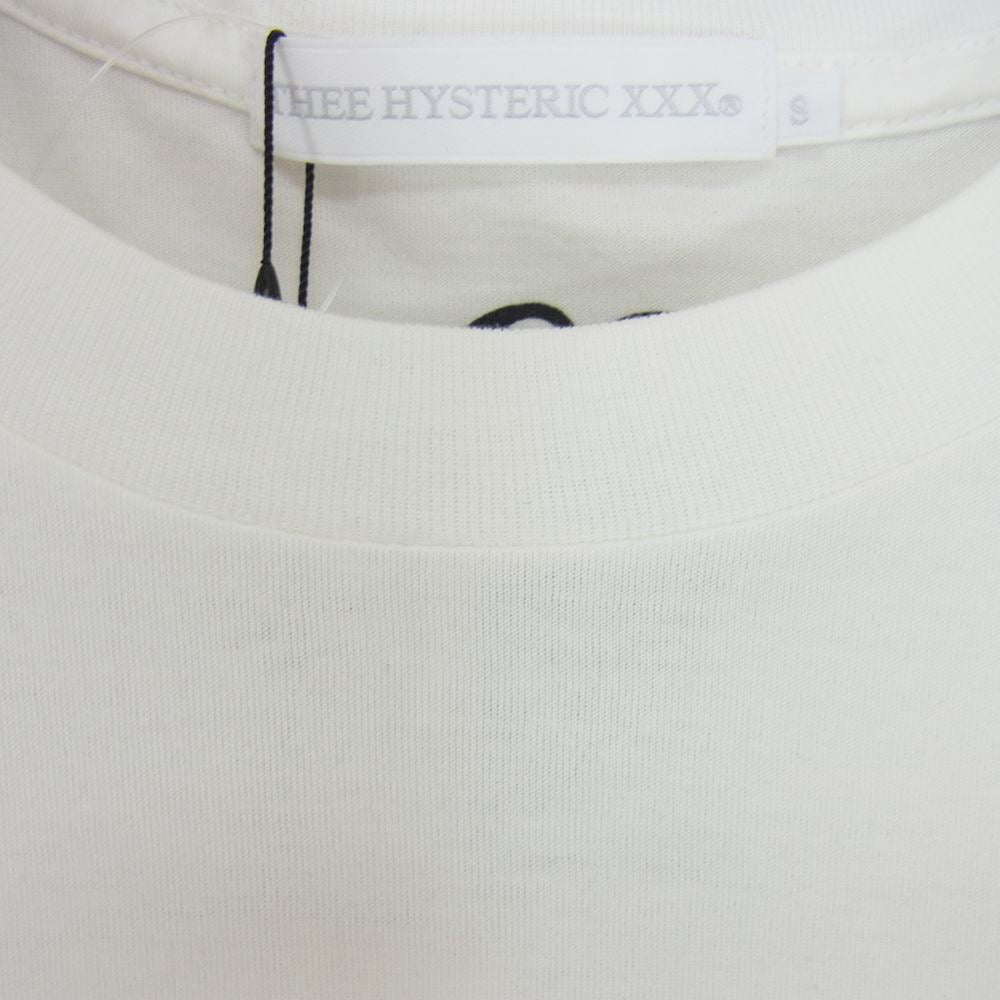 HYSTERIC GLAMOUR ヒステリックグラマー 22SS 06221CT08 THEE HYSTERIC XXX ヒステリックトリプルエックス THE ROLLING STONES ローリングストーンズ SEPTEMBER 1973 Tシャツ ホワイト系 S【新古品】【未使用】【中古】