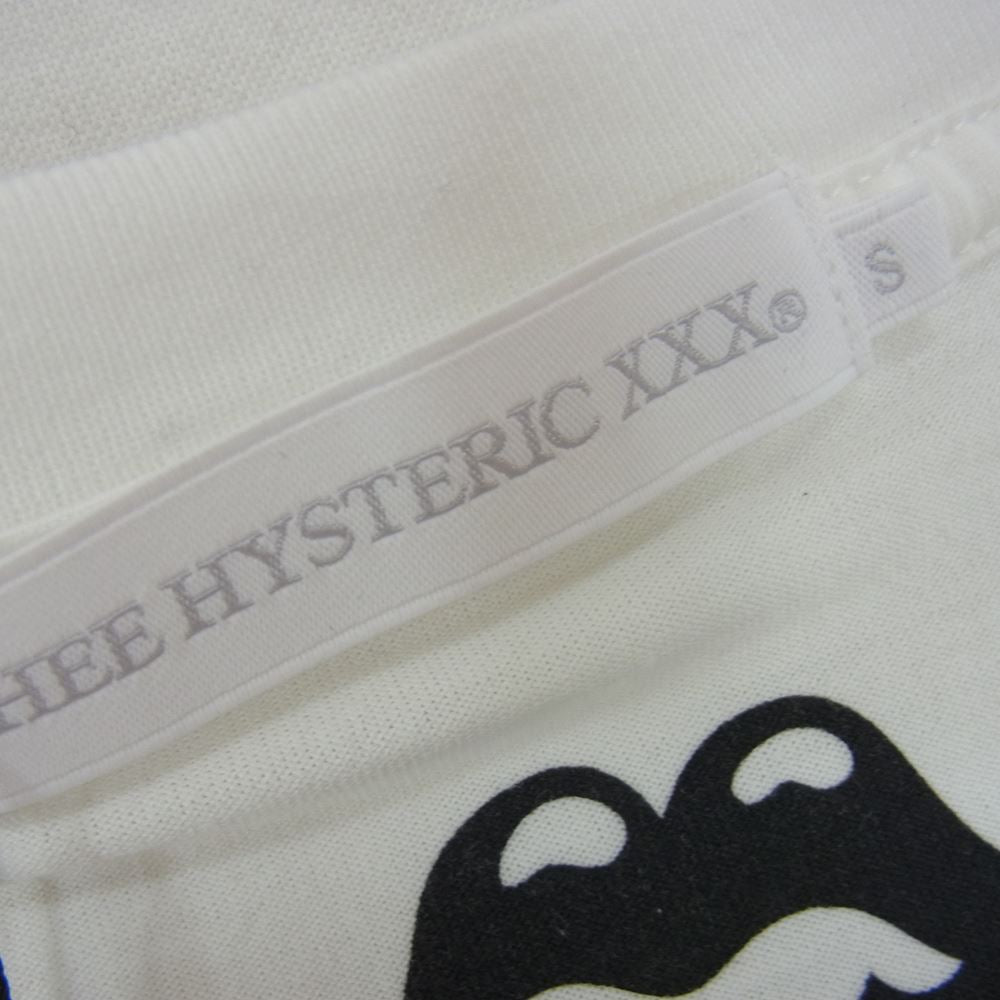 HYSTERIC GLAMOUR ヒステリックグラマー 22SS 06221CT08 THEE HYSTERIC XXX ヒステリックトリプルエックス THE ROLLING STONES ローリングストーンズ SEPTEMBER 1973 Tシャツ ホワイト系 S【新古品】【未使用】【中古】