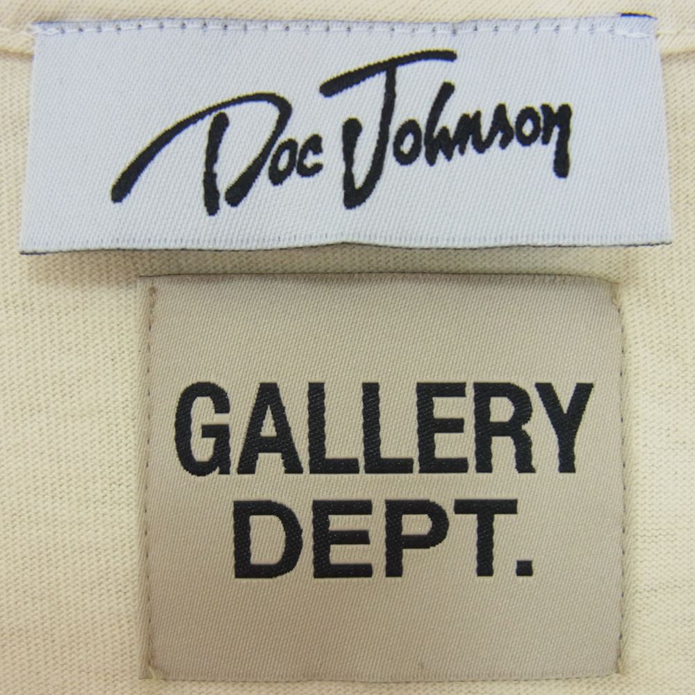 ギャラリーデプト × Doc Johnson 23SS TYMT-1032 TOYMAKER プリント Tシャツ ベージュ系 S【中古】
