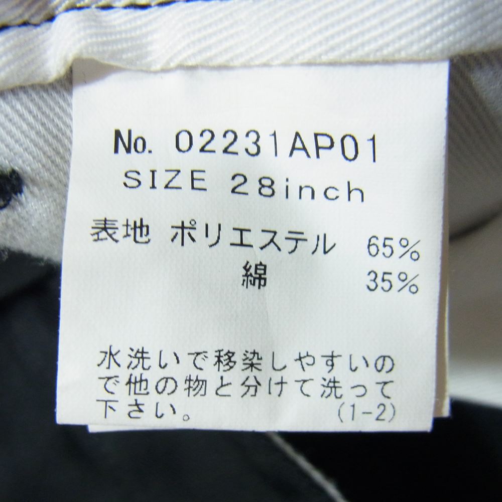 HYSTERIC GLAMOUR ヒステリックグラマー × Dickies ディッキーズ 23SS 02231AP01 HG KINKY CARD ダブルニー ワークパンツ ブラック系 28【新古品】【未使用】【中古】