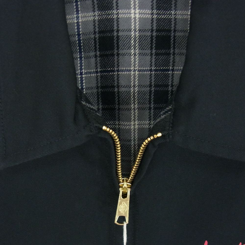 HYSTERIC GLAMOUR ヒステリックグラマー 23SS 02231AB01 × Dickies ディッキーズ 02231AB01 GUITAR GIRL ギターガール アイゼンハワー ジャケット ブラック系 M【新古品】【未使用】【中古】