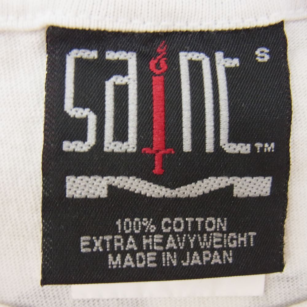 セントマイケル × A BATHING APE ア ベイシング エイプ SM-S23-0000-110 AP_SS TEE プリント Tシャツ オフホワイト系 S【新古品】【未使用】【中古】