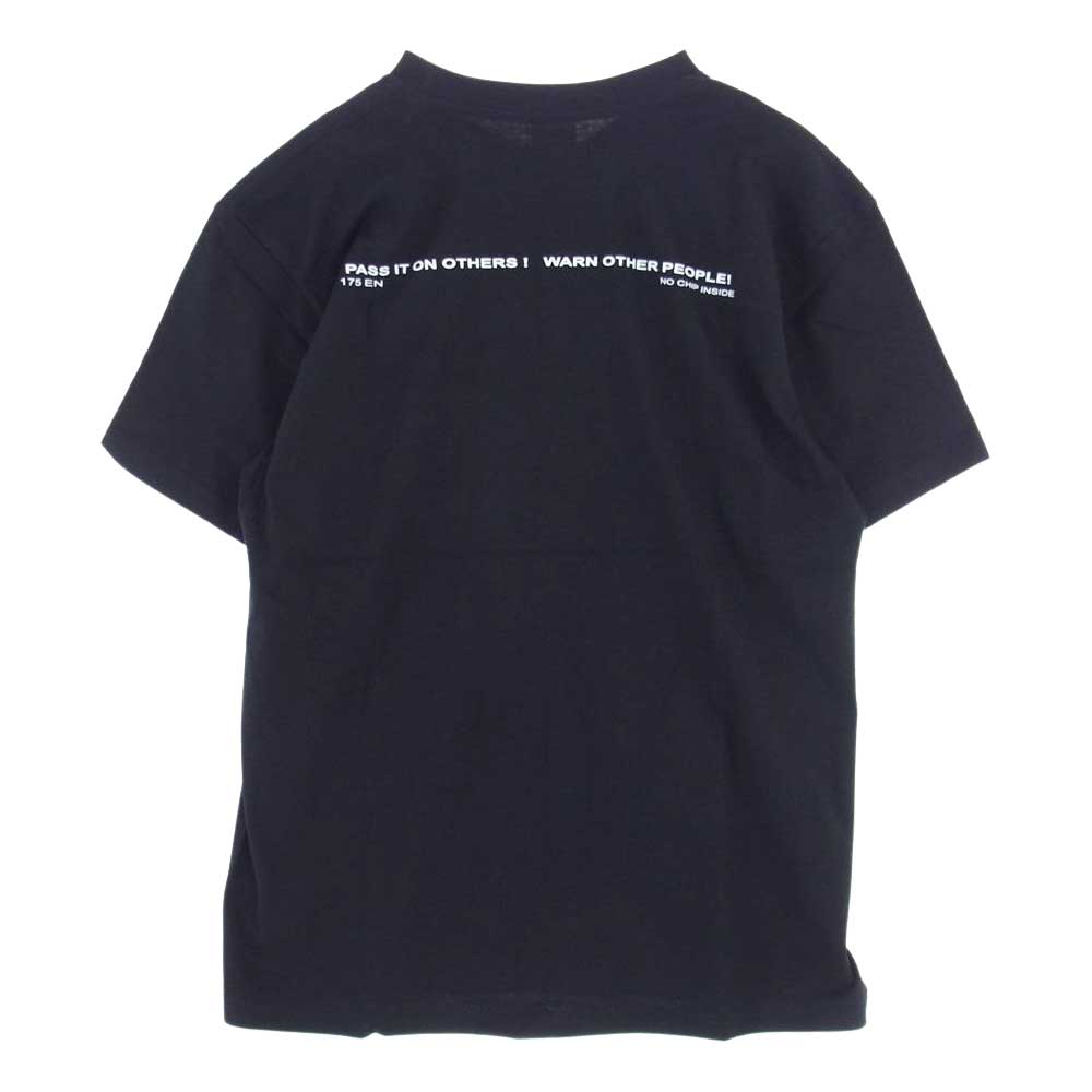 Supreme シュプリーム 22AW WARNING TEE ワーニング 半袖 Tシャツ ブラック系 M【新古品】【未使用】【中古】