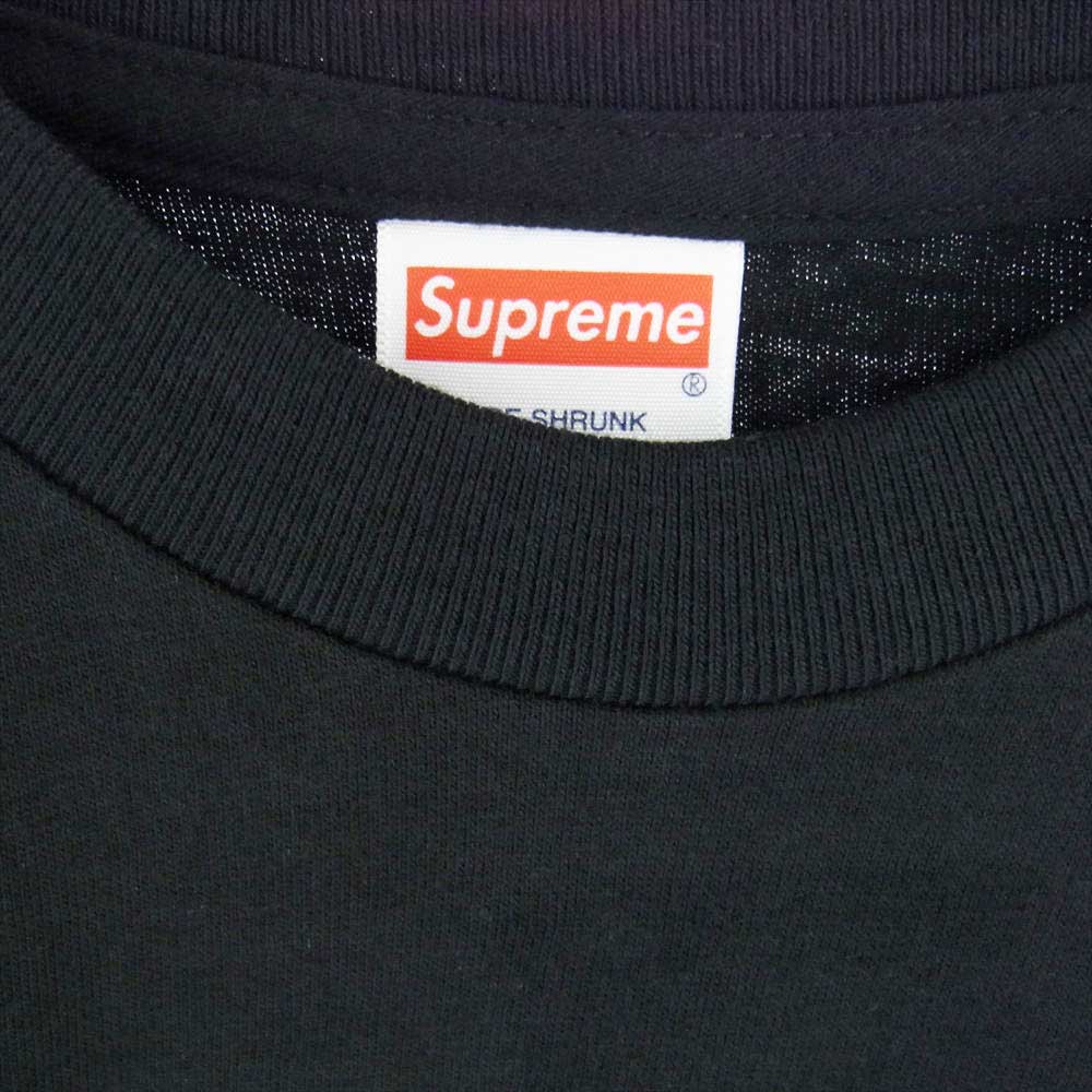 Supreme シュプリーム 22AW WARNING TEE ワーニング 半袖 Tシャツ ブラック系 M【新古品】【未使用】【中古】