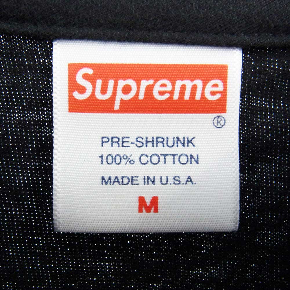 Supreme シュプリーム 22AW WARNING TEE ワーニング 半袖 Tシャツ ブラック系 M【新古品】【未使用】【中古】