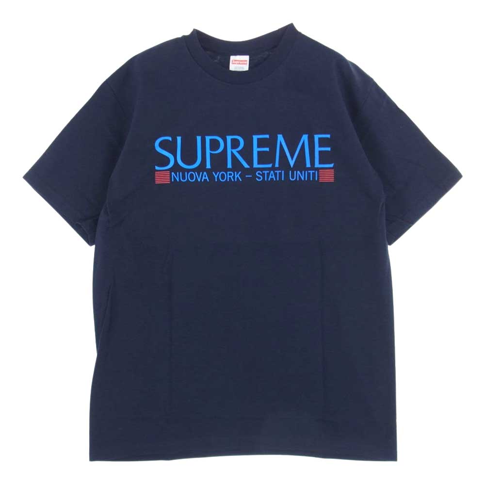 Supreme シュプリーム 20AW NUOVA YORK TEE ヌオーヴァ ヨーク 半袖 Tシャツ ブラック系 M【新古品】【未使用】【中古】