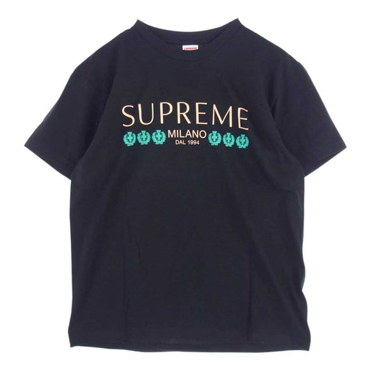 Supreme シュプリーム 21SS MILANO TEE ミラノ 半袖 Tシャツ ブラック系 M【新古品】【未使用】【中古】