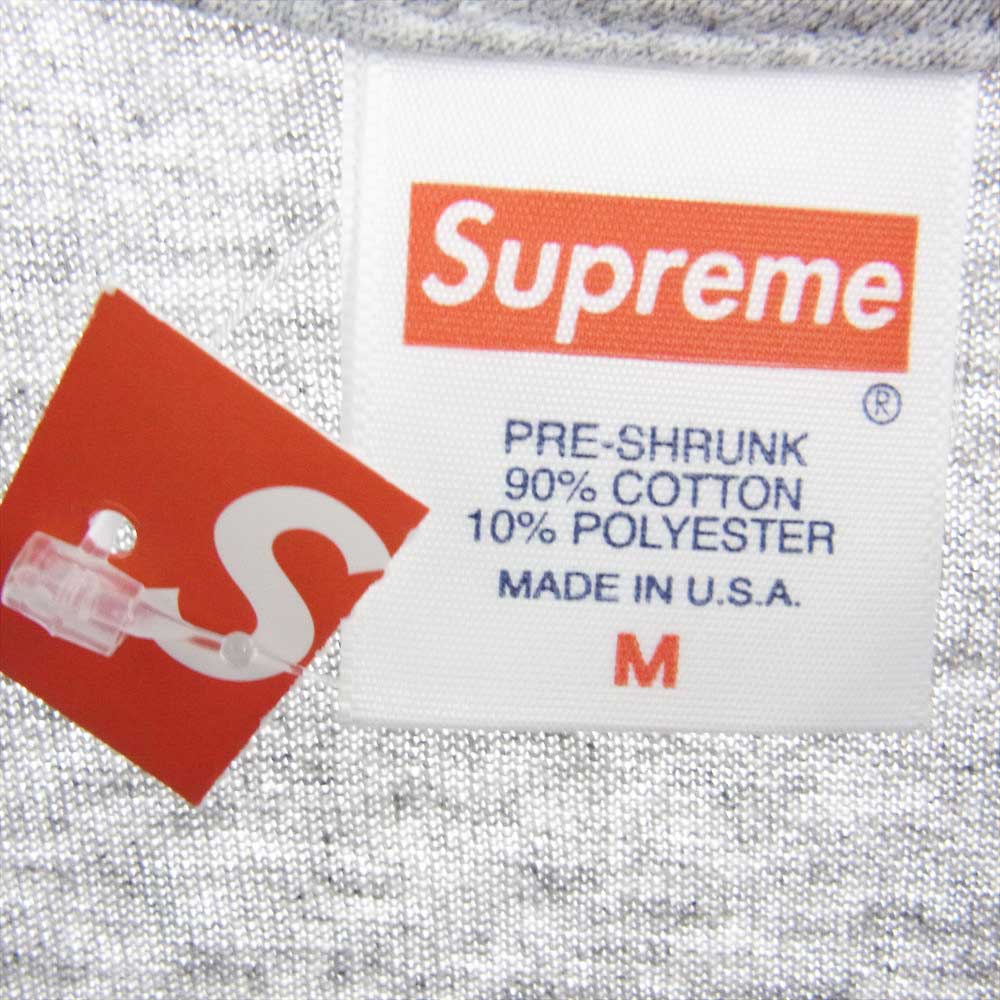Supreme シュプリーム 21AW Est. 1994 Tee ロゴ 半袖 Tシャツ グレー系 M【新古品】【未使用】【中古】