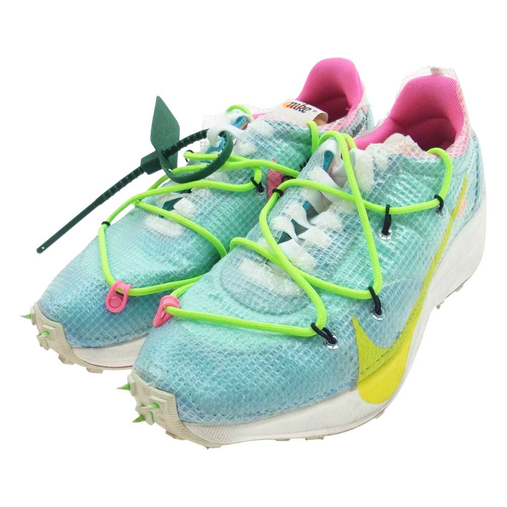 NIKE ナイキ CD8178-400 × OFF-WHITE オフホワイト Vapor Street Athlete in Progress オフホワイト ヴェイパーストリート ローカットスニーカー マルチカラー系 25cm【中古】
