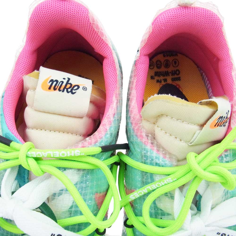NIKE ナイキ CD8178-400 × OFF-WHITE オフホワイト Vapor Street Athlete in Progress オフホワイト ヴェイパーストリート ローカットスニーカー マルチカラー系 25cm【中古】