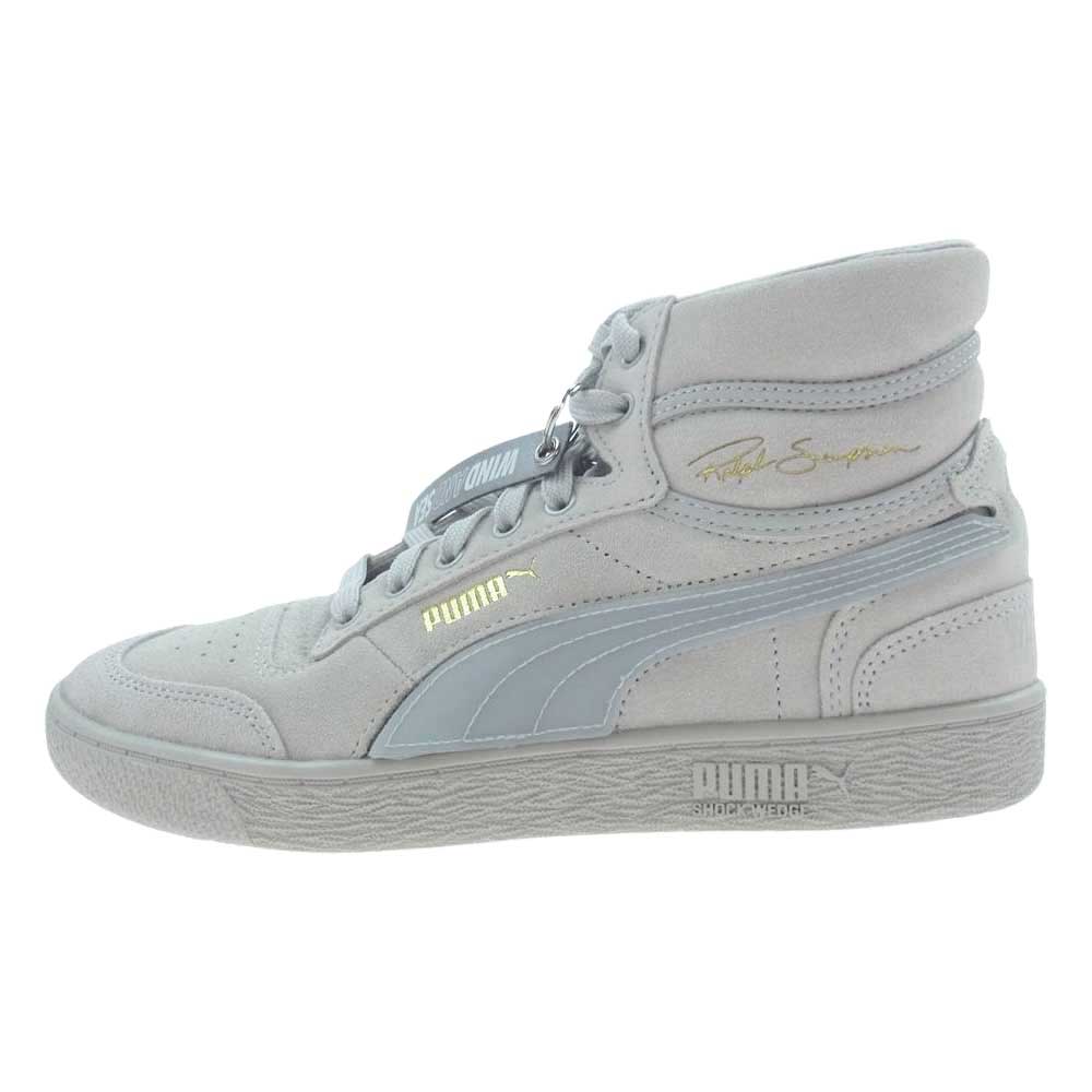 PUMA プーマ 375581-02 × RALPH SAMPSON MID × WIND AND SEA gray violet ラルフ サンプソン  ミッド ウィンド アンド シー ハイカットスニーカー ライトグレー系 25cm（UK6）【新古品】【未使用】【中古】