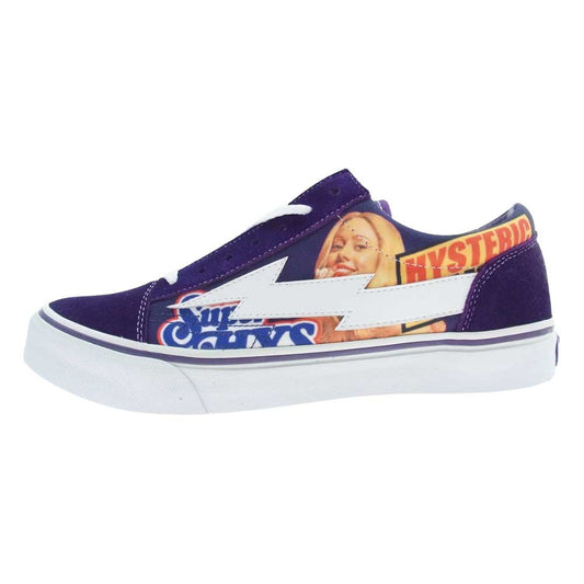 HYSTERIC GLAMOUR ヒステリックグラマー × REVENGE STORM リベンジストーム ローカット スニーカー パープル系 25cm（US7）【新古品】【未使用】【中古】