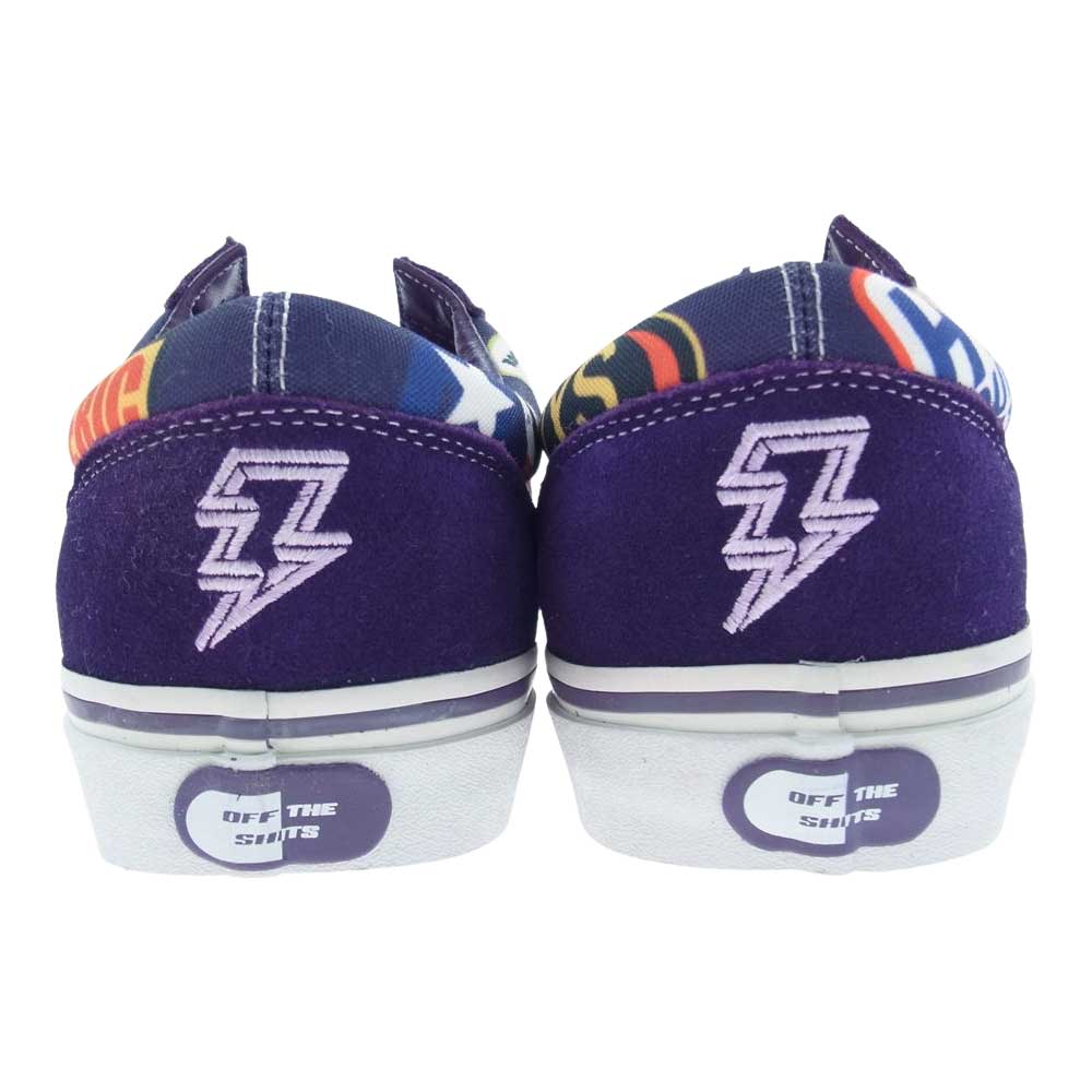 HYSTERIC GLAMOUR ヒステリックグラマー × REVENGE STORM リベンジストーム ローカット スニーカー パープル系 25cm（US7）【新古品】【未使用】【中古】