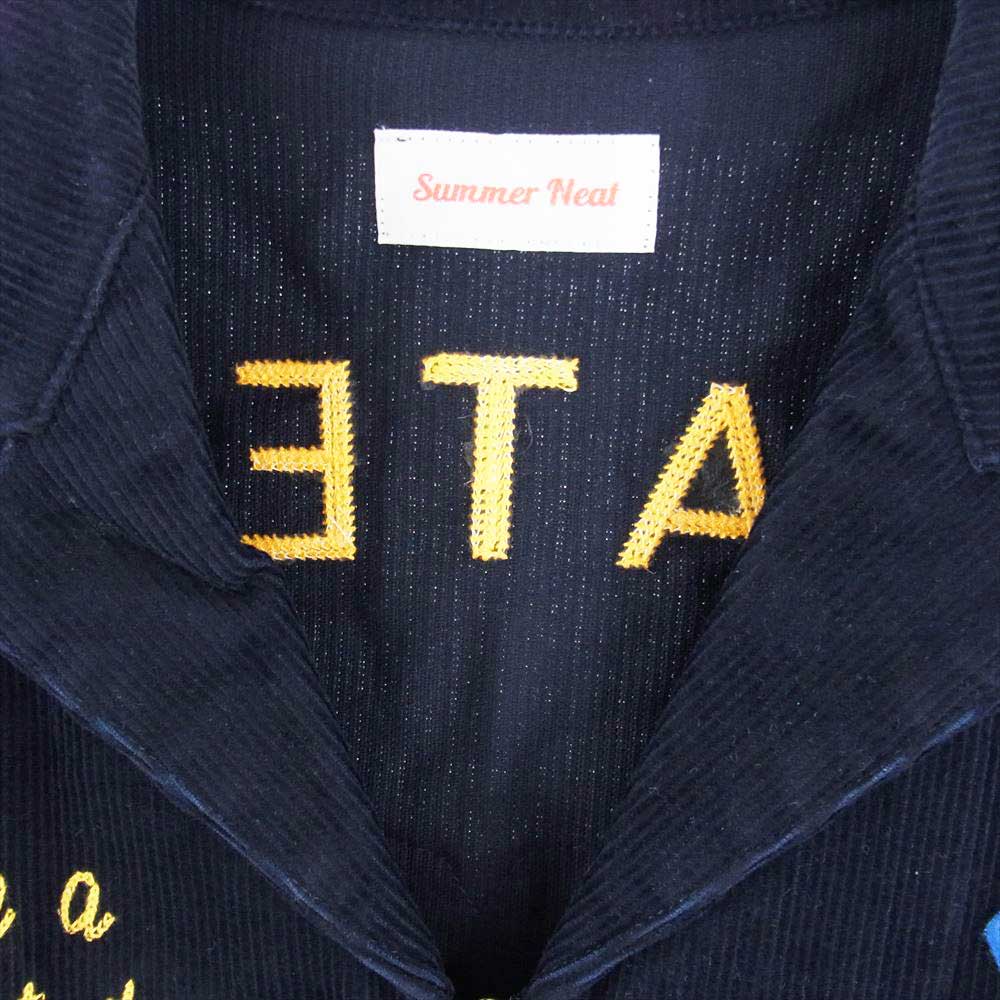 サマーニート Neaters Corduroy Jacket コーデュロイ ジャケット 専用ピザボックス ダークネイビー系 S【新古品】【未使用】【中古】