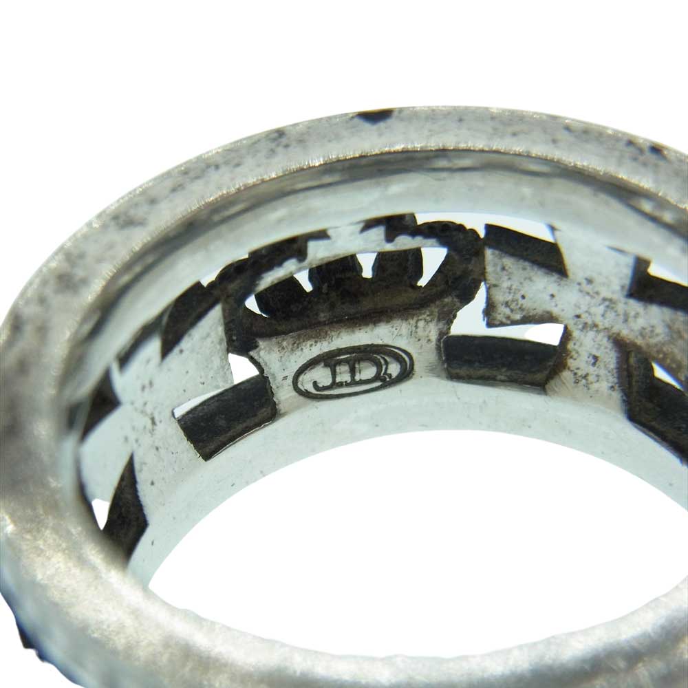 Justin Davis ジャスティンデイビス SRJ175 MEDIEVAL WEDDING BAND メディバル ウェディング バンド リング シルバー系 16号【中古】