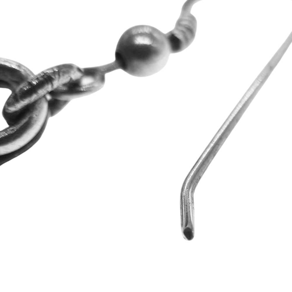 Justin Davis ジャスティンデイビス SEJ323 THRASH Earring スラッシュ クラウン 安全ピン ピアス 片耳 シルバー系【中古】